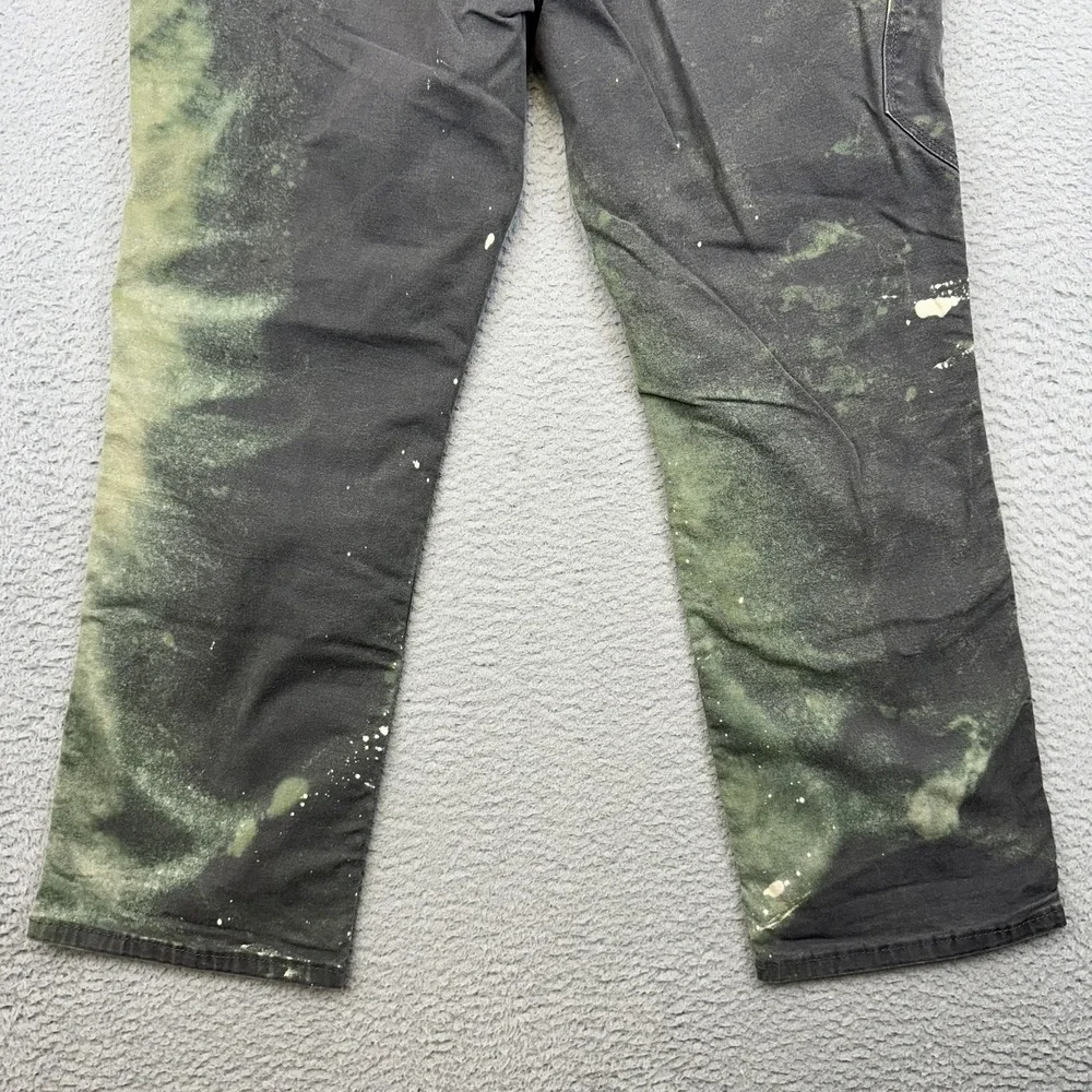 Ariat Pants Men 34x30 Gray Rebar M4 Relaxed Straight Utility Bleached Distressed